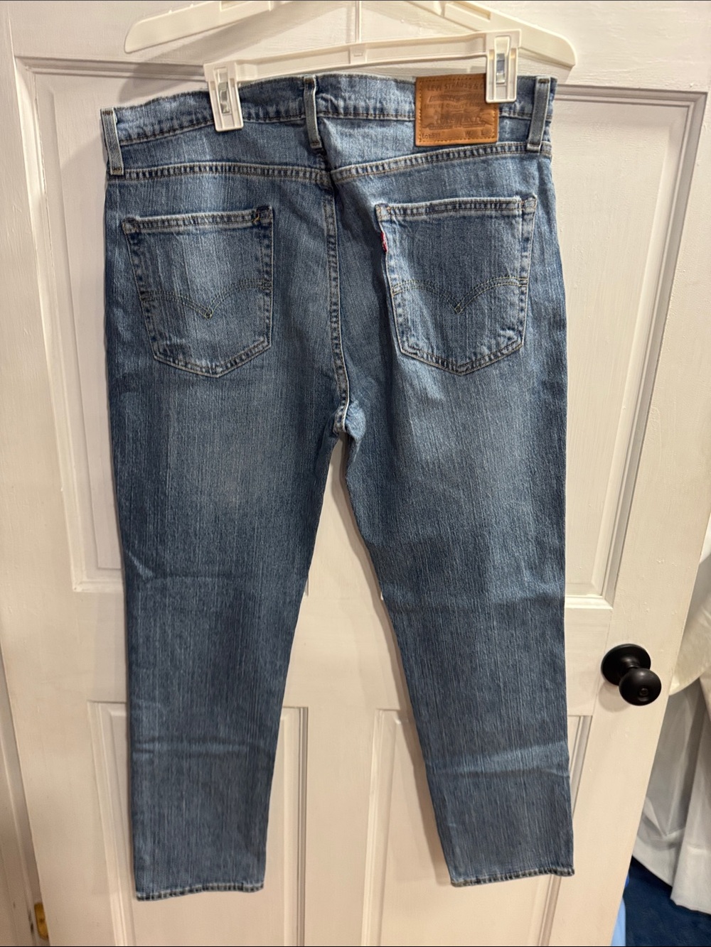 Levi's 511 Slim Men's Jeans in Light Blue Denim with Leather Patch (W36 L30)